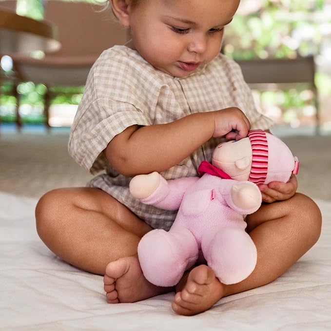 HABA Doll Snug Up Luisa My First Baby Doll, Machine Washable & Safe for Birth & Up, Baby Dolls, Newborn Toys, Baby Girl Gifts