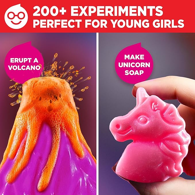 Doctor Jupiter Girls’ First Science Gift Set for Girls Ages 4+ | Set of Girls' First Science Kit & Amazing Science Kit |Birthday Gift Ideas for 4-5-6-7-8 Year Old Girls |STEM Learning & Education Toys