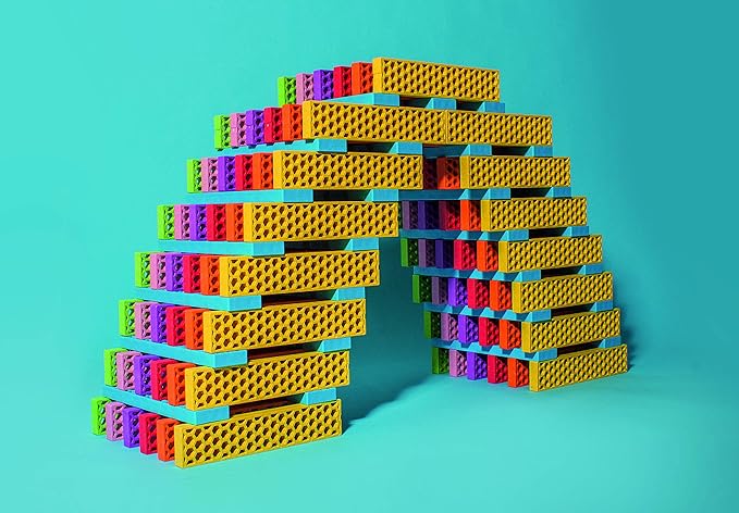 Tegu 200 Piece Perfect Blocks Building Set, Multicolor (Amazon Exclusive)