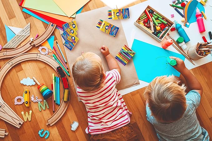 Bedwina Bulk Crayons - Case of 120, 6-Packs Total 720 Crayons Bulk School Supplies for Kids, Toddlers, Teachers, Restaurants & Classrooms, Nontoxic Travel, Party Favors, Goody Bags, Stocking Stuffers