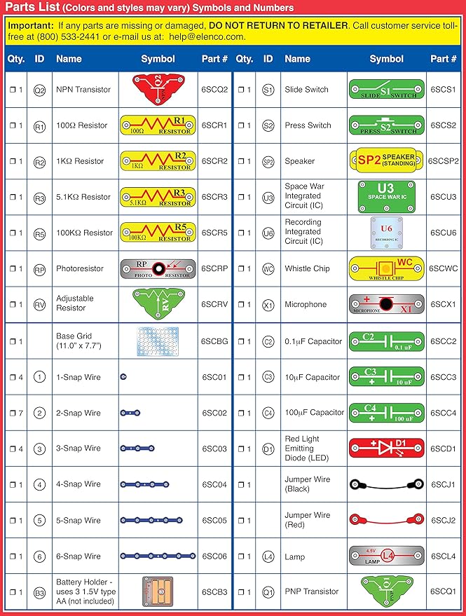 Snap Circuits 203 Electronics Exploration Kit | Over 200 STEM Projects | Full Color Project Manual | 42 Snap Modules | Unlimited Fun