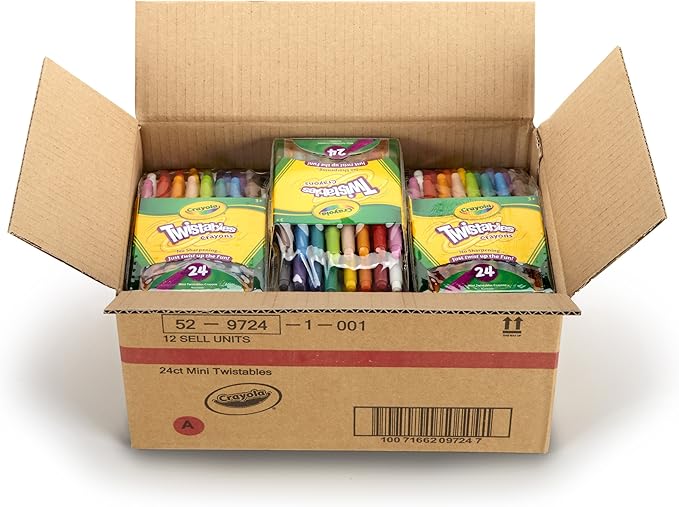 Crayola Mini Twistable Crayons, 24 Count