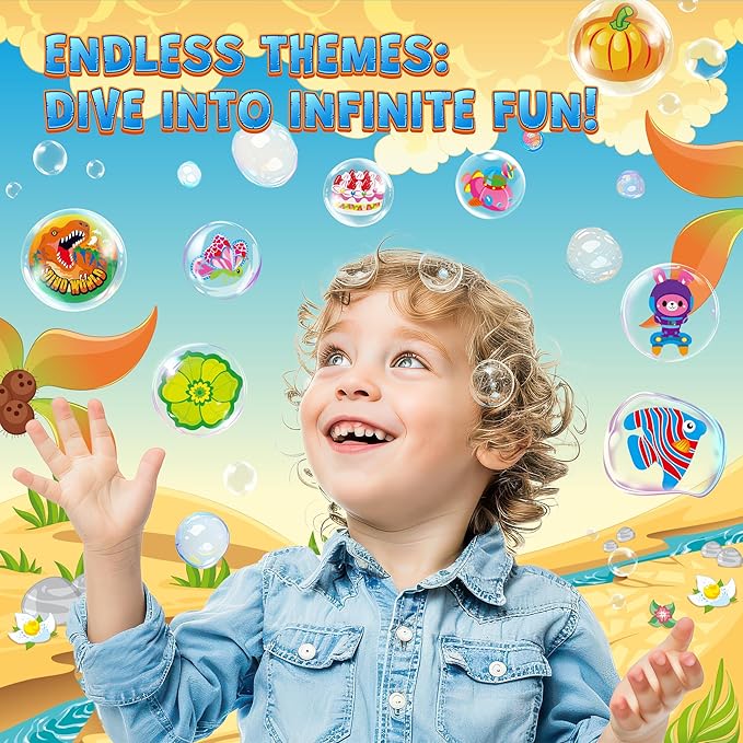 3200+ Stickers for Kids, 3D Puffy Stickers, 64 Different Sheets, Cute Animals Stickers for Boys Girls Teachers, Classroom Reward, Craft Scrapbooking, Party Gift