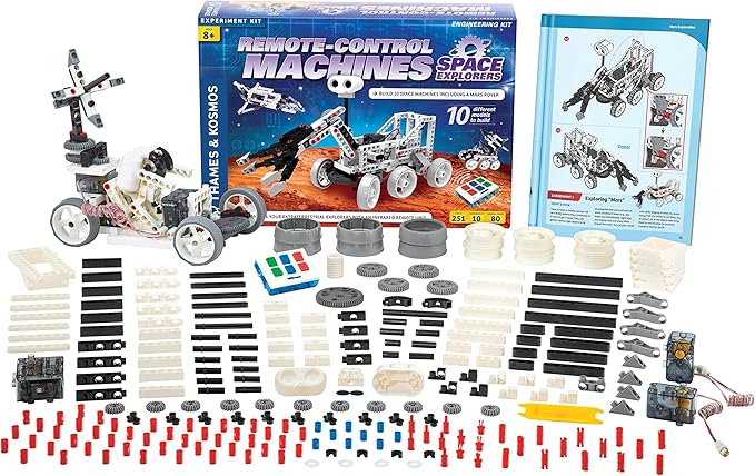 Thames & Kosmos Remote-Control Machines: Space Explorers | Science & Engineering Stem Experiment Kit | Build 10 Real Working Models | Parents' Choice Gold Award Winner