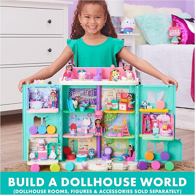 Gabby's Dollhouse, Bakey with Cakey Kitchen with Figure and 3 Accessories, 3 Furniture and 2 Deliveries, Kids Toys for Ages 3 and up