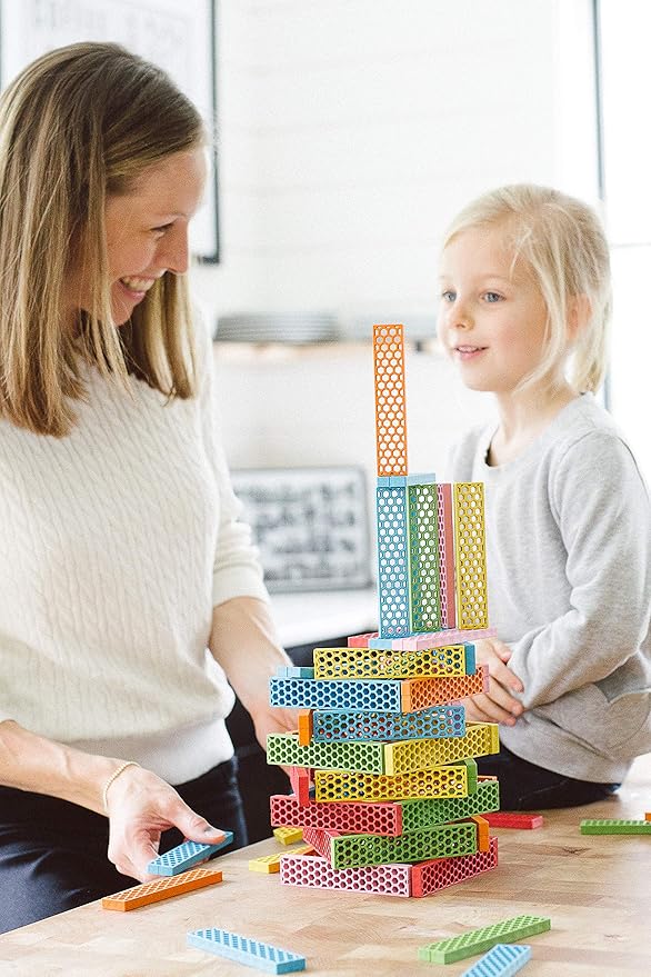 Tegu 200 Piece Perfect Blocks Building Set, Multicolor (Amazon Exclusive)