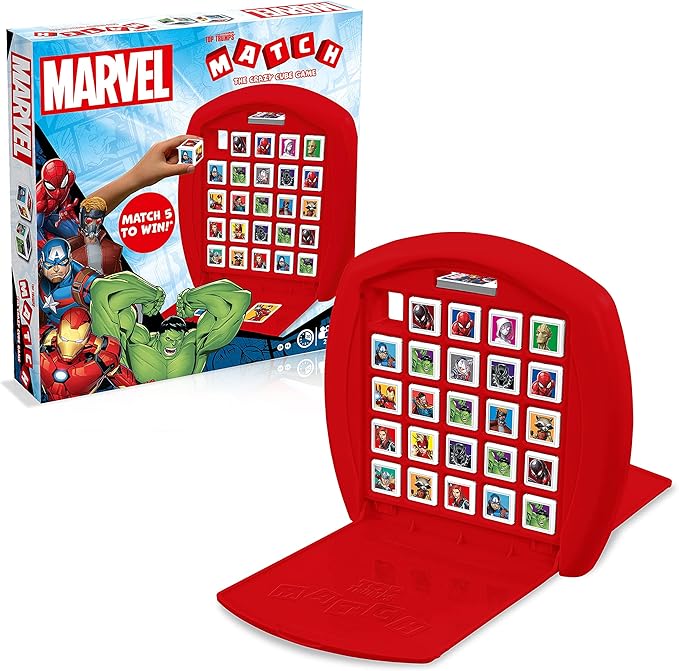 Top Trumps Match Game Marvel Heroes - Family Board Games for Kids and Adults - Matching Game and Memory Game - Fun Two Player Kids Games - Memories and Learning, Board Games for Kids 4 and up