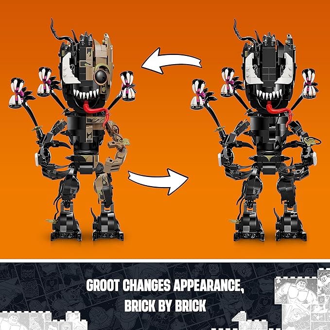 LEGO 76249 Marvel Groot Figure, Noir, 630 Pieces