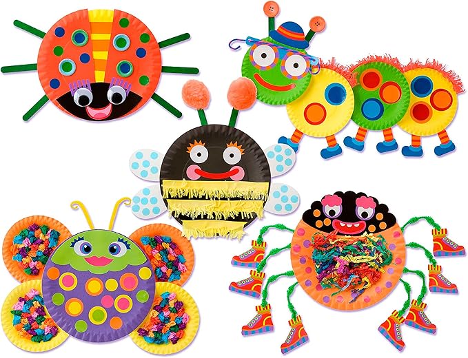 Alex Little Hands Paper Plate Bugs Kids Toddler Art and Craft Activity