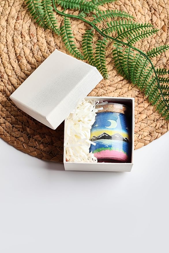 YUANLUGV Sand Art Bottles, Colored Sand with Luminous Sand Art Crafts for Gift Kids, Elegant and Exquisite Sand Art Craft Bottle,Gifts for Girls Boys Kids Women Birthday (c)