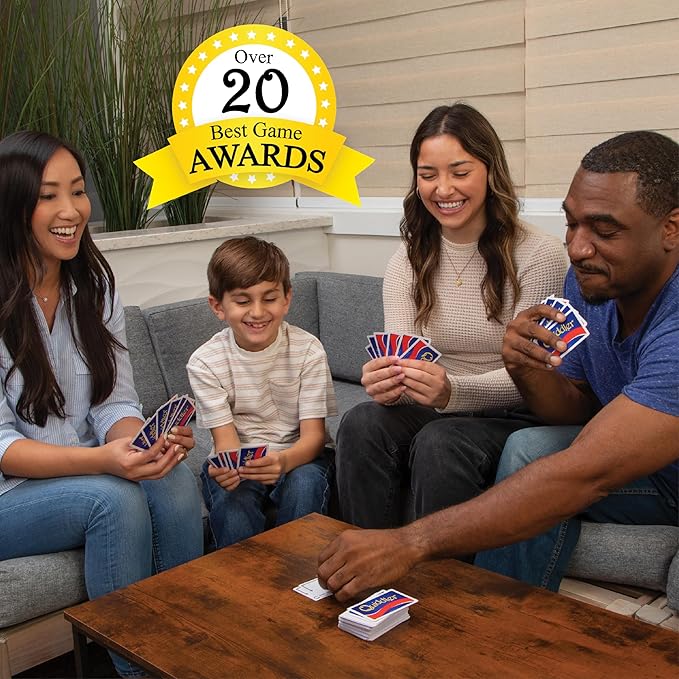 Quiddler Card Games for Kids - Playing Cards Word Games, Deck of Cards, Fun Family Games for Kids and Adults, Game Night, Travel Games, Multi-Player, Ages 8+
