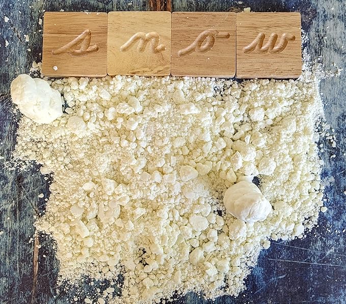 Montessori Cursive Wooden Alphabet Tracing | Preschool Learning Letter Tracing | ABC Flash Cards | Double Sided Uppercase and Lowercase | Includes Storage Box and Stylus Pen | Set of 26 Pieces