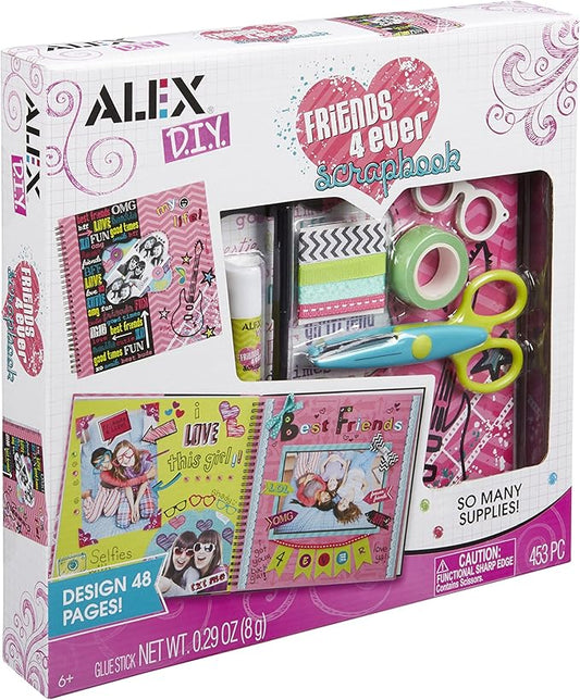 Alex DIY Friends 4 Ever Scrapbook Kids Art and Craft Activity