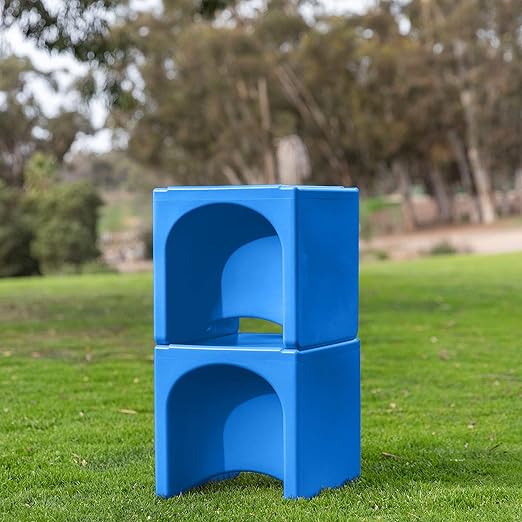 ECR4Kids Tri-Me 3-In-1 Cube Chair, Kids Furniture, Blue