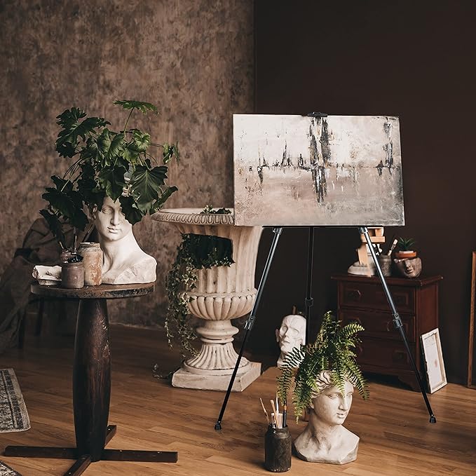 Artify 73 Inches Double Tier Easel Stand, Adjustable Height from 22-73”, 3 in 1, for Painting and Display with a Carrying Bag, 4PACK