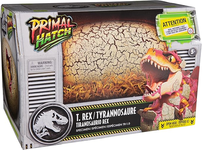 Jurassic World Interactive Toy Dinosaur & Egg, Hatch & Train Your own Baby Dino with 100+ Sounds & Reactions, Kids Toys for Boys & Girls Aged 5 & Up