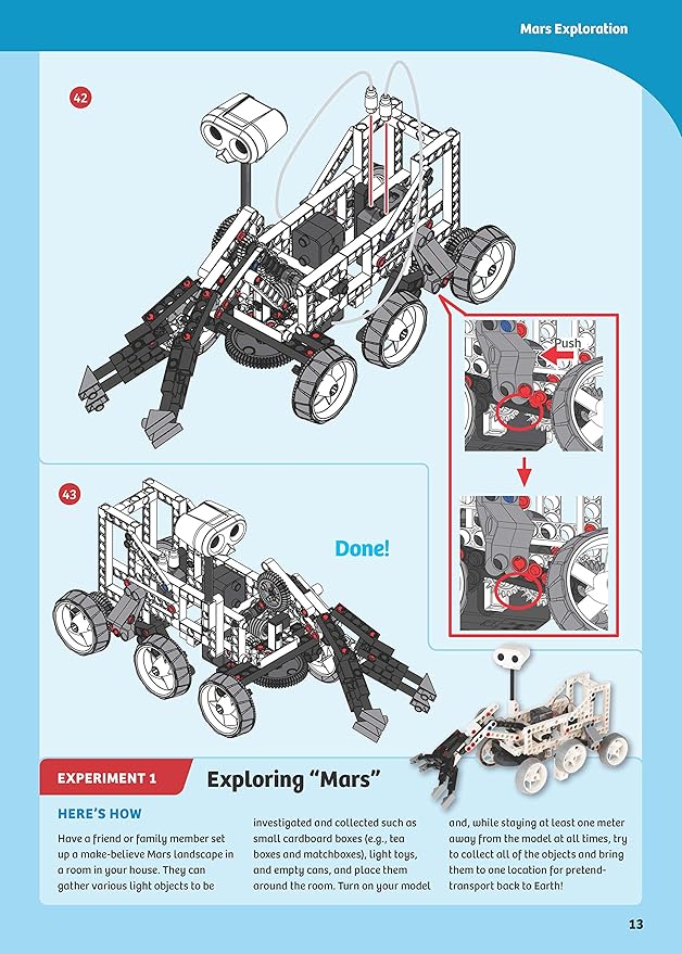 Thames & Kosmos Remote-Control Machines: Space Explorers | Science & Engineering Stem Experiment Kit | Build 10 Real Working Models | Parents' Choice Gold Award Winner