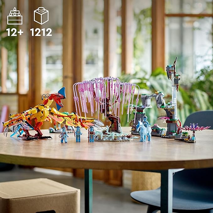 LEGO Avatar Toruk Makto & Tree of Souls 75574 Building Set - Movie Inspired Toy Set with Jake Sully and Neytiri Minifigures, Direhorse Animal Figure, Glow in The Dark Pandora Adventure