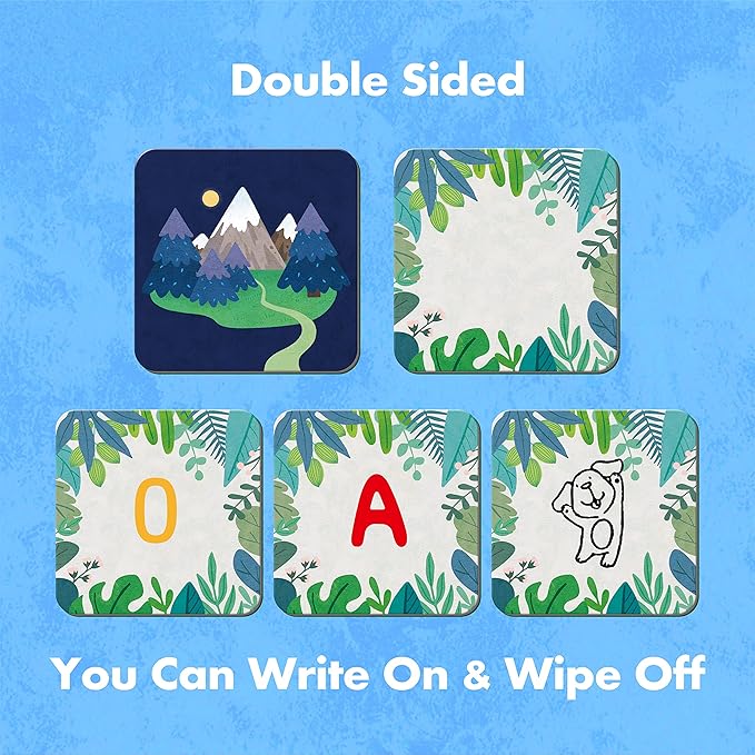 Hebayy Memory Matching Game, 72 PCS Camping Theme Matching Cards for Toddlers 36 Designs Memory Cards Educational Learning Toys for Preschool 4 5 6 Years Old