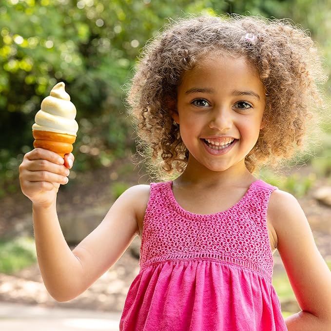 Sunny Days Entertainment, LLC. Ice Cream Chalk Set, 3 Piece Jumbo Sidewalk Chalk, Washable, Non-Toxic For Arts and Crafts for Kids Ages 3+