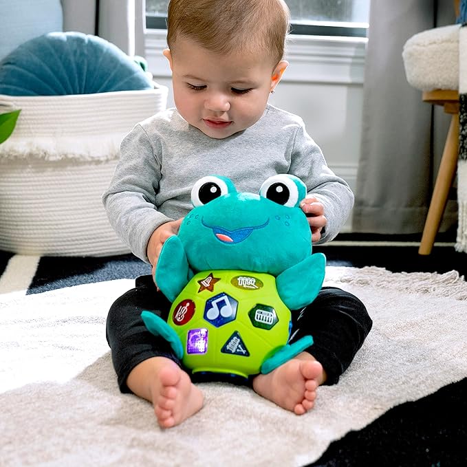 Baby Einstein Ocean Explorers Neptune’s Cuddly Plush Composer Musical Discovery Toy, Ages 6 Months and up