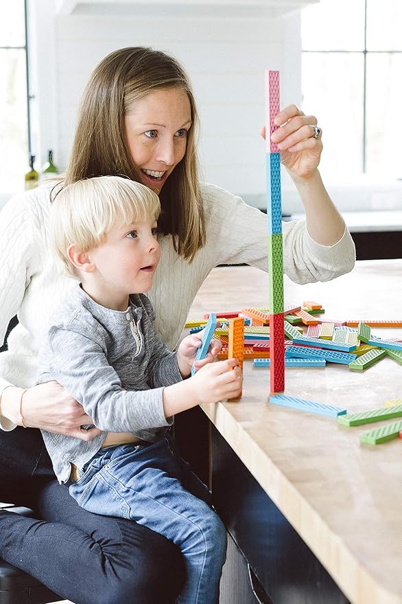 Tegu 200 Piece Perfect Blocks Building Set, Multicolor (Amazon Exclusive)