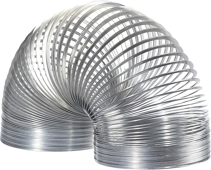 The Original Slinky Walking Spring Toy, 3-Pack Metal Slinky, Fidget Toys, Party Favors and Gifts, Kids Toys for Ages 5 Up, Amazon Exclusive by Just Play