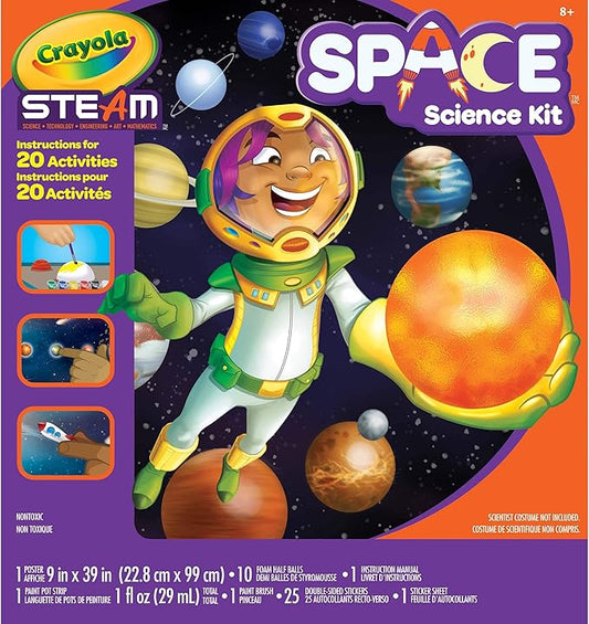 Crayola Solar System Science Kit, Educational Toy, Gift for Kids, Ages 7, 8, 9, 10