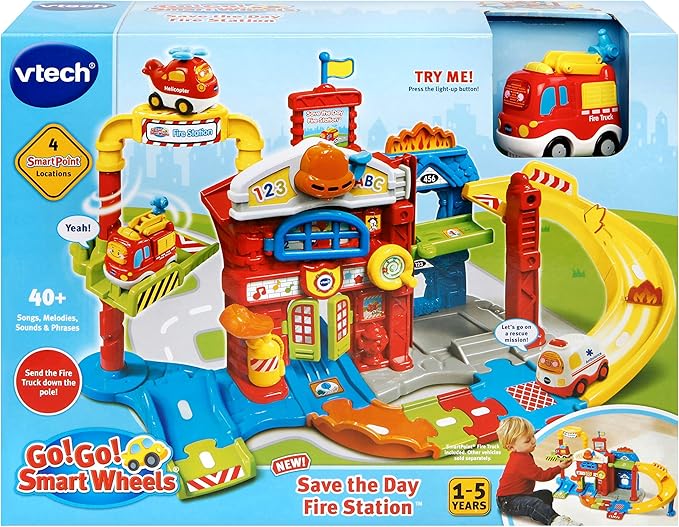 VTech Go! Go! Smart Wheels Save the Day Fire Station