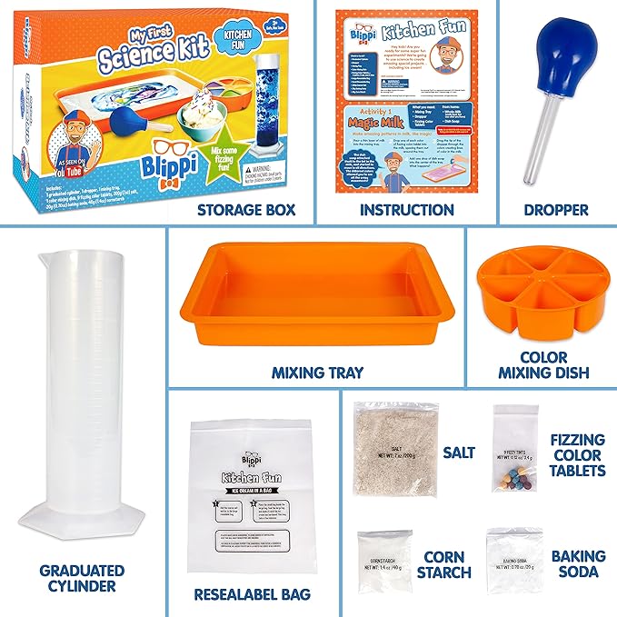 Creative Kids Blippi My First Science Kit: Kitchen Science Lab