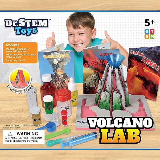 Dr. STEM Toys Volcano Making Experiment Science Lab Kit