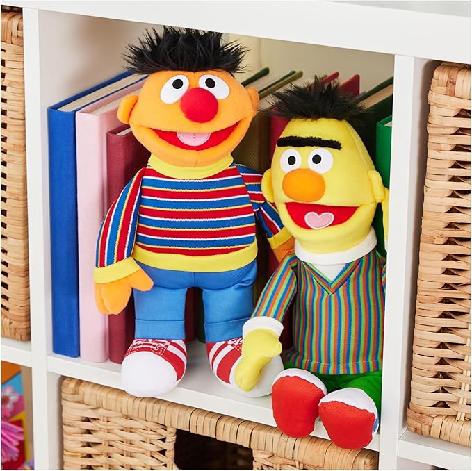 GUND Sesame Street Official Ernie Muppet Plush, Premium Plush Toy for Ages 1 & Up, Orange, 13.5”