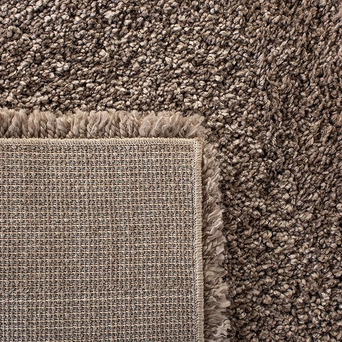 SAFAVIEH Royal Shag Collection Runner Rug - 2'2" x 8', Brown, Non-Shedding & Easy Care, 2-inch Thick Ideal for High Traffic Areas in Living Room, Bedroom (RYG115T)