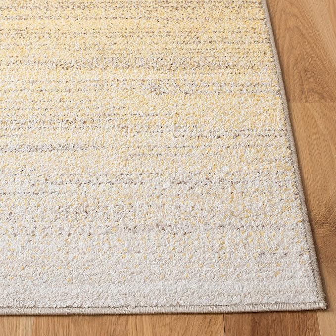 SAFAVIEH Adirondack Collection Runner Rug - 2'6" x 10', Gold & Ivory, Modern Ombre Design, Non-Shedding & Easy Care, Ideal for High Traffic Areas in Living Room, Bedroom (ADR142D)