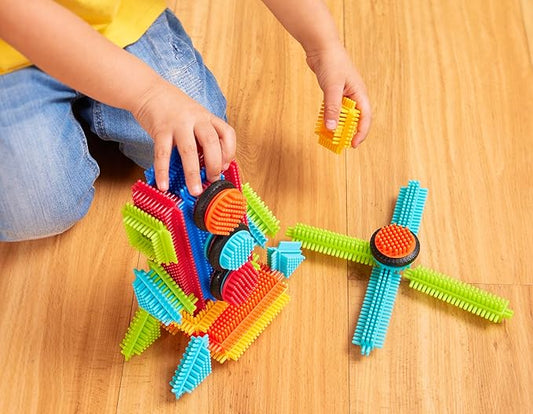 colorful bristle blocks