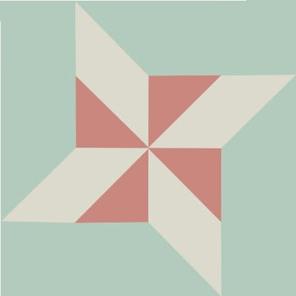 Unfinished Barn Quilt Square Wooden Sign Painting DIY, Country Decor Wall Art Quilts Blocks Crafts to Paint (15 inches, Friendship Star)