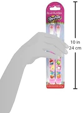 Brush Buddies 2 Piece Shopkins Toothbrush