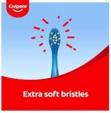 Colgate Bluey Toothbrush for Children with Suction Cup, Kids 2-5 Years Old, Extra Soft (Colors & Characters Vary) - 1 Count