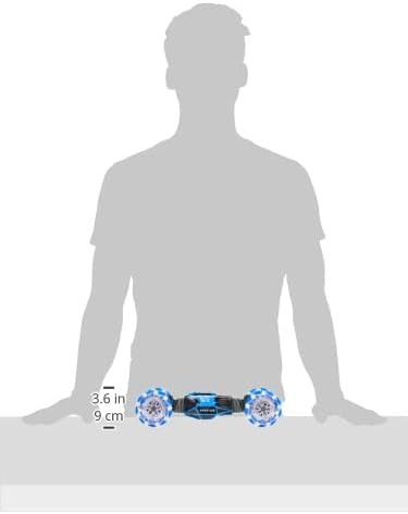 LEXiBOOK, Extreme Crosslander, Off-Road Remote Control car, up to 12km/h, Light Effects, Remote Control & Gesture Control Bracelet Included, Music, Rechargeable, RC50, Unisex Children