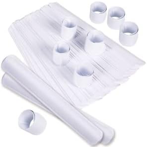 50-Pc Slap Bracelets for kids, Classroom Prizes Snap Wristbands Party Favors for kids 8-12 DIY for Children's Prizes One-Size-Fits-All Toddler Party Supplies, Stocking Stuffers, Birthday Party Favors