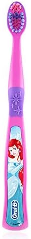 Oral-B Princess Toothbrush for Little Girls, Children 3+, Extra Soft, Ariel Characters - 1 Count