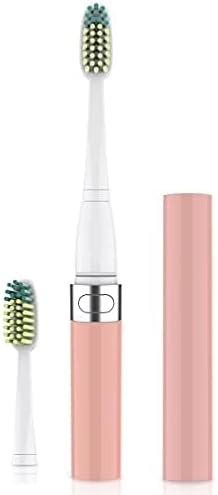 Voom Sonic Go 1 Series Travel Electric Toothbrush | Travel Toothbrushes - Battery Operated Toothbrush for Adults & Kids, Dentist Recommended Toothbrush, Portable with 2 Minute Timer (Pink)