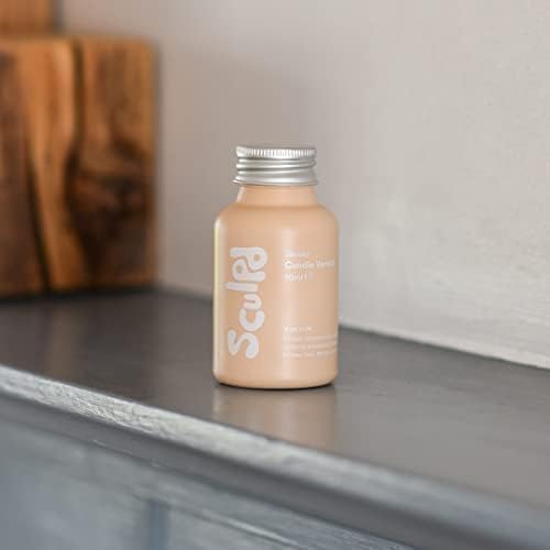 Sculpd Glossy Clear Coat Candle-Making Acrylic Varnish for Acrylic Painting - Fire Safe Colorless Scratch Resistant High Gloss Varnish for Clay Candles & Pottery - Air Dry Clay Glaze Sealer, 70ml