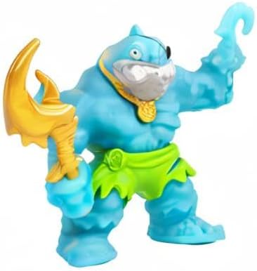 Heroes of Goo Jit Zu Cursed Goo Sea | Super Oozy, Goo Filled Toy Thrash Action Figure Hero Pack | with Color Changing Face That Reveals His Curse | Stretch Him 3 Times His Size