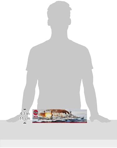 Airfix HMS Hood 1:600 Vintage Classics Military Naval Ship Plastic Model Kit A04202V Small