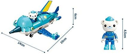 for Age 6+ Building Block Ocean Adventure Octonauts GUP-R Sailfish Vehicle & Barnacles 116pcs Building Brick Set-No Package Box (3702)