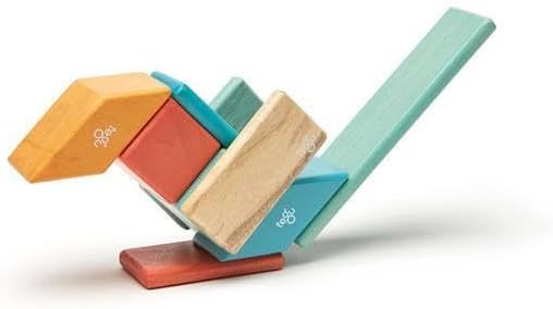 14 Piece Tegu Magnetic Wooden Block Set, Sunset