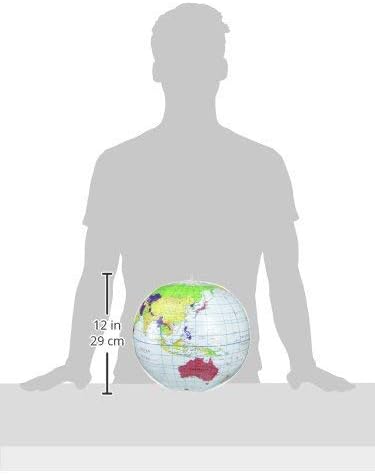 Learning Resources Inflatable 12 inch Globe - Ages 6+ Earth Globe, Geography for Kids