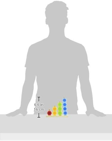 Hape Wooden Counting Stacker Block Set| Number Puzzles Counting Stacking Game for Toddlers 1Y+