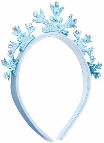 LUV HER Frozen Princess Dress Up Accessory Set - Jewelry Set - Princess Elsa Tiara Set - Giftable Box - Birthday Gifts For Girls - Holidays Gift - Girl Toys Dress Up Kit - Ages 3+